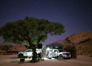trekking door Namibie